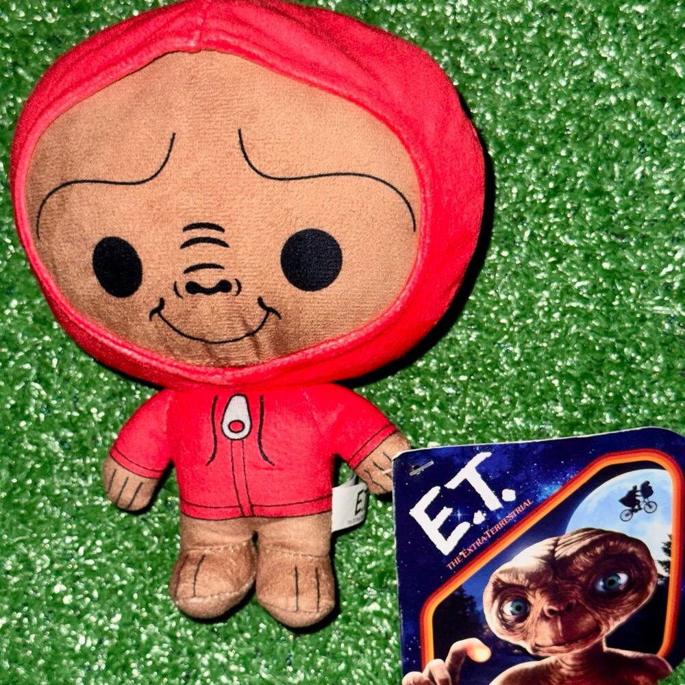 Universal City Studios E.T The Extra Terrestrial Plush Red Hoodie New With Tag